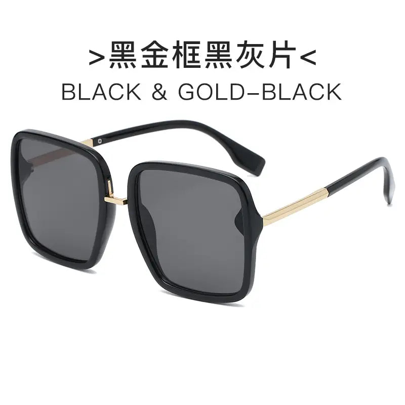 Large Square Sunglasses – Orange Gold Pink