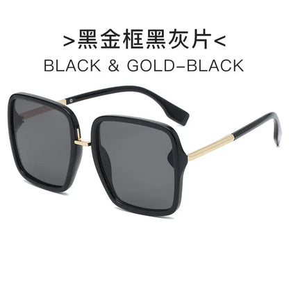 Large Square Sunglasses – Orange Gold Pink